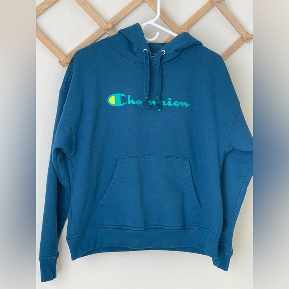 Champion Logo Print Hoodie - Picture 2 of 6
